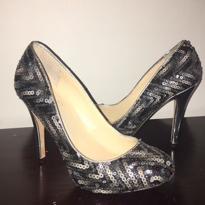 Ivanka Trump sequin heels.  Size 6.5